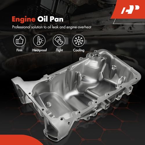 A-Premium Engine Oil Pan Sump with Drain Plug | Compatible with Honda Civic 2006 2007 2008 2009 2010 2011 1.8L, Reliable Oil Storage, Perfect Seal