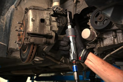 Ingersoll Rand 107XPA 3/8” Air Ratchet Wrench, Heavy Duty, 54 ft lbs Max Torque Output, Variable Speed Lever Style Throttle, 360 Degree Adjustable Exhaust - size: 3/8" Drive, style: 54 ft.-lb.