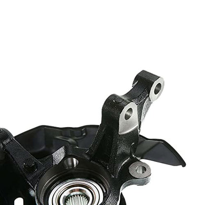 Front Left Side Wheel Bearing Hub Steering Knuckle Assembly for Toyota Corolla L4 1.8L Sedan 2003 2004 2005 2006 2007 2008 Replace for 698-389 4321219015 43502-32080 47782-12240 - size: Front left