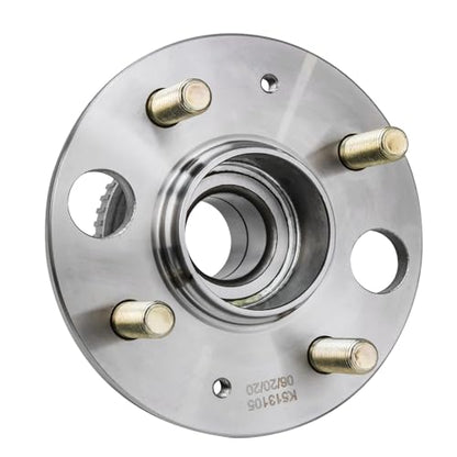 Detroit Axle - 2pc Rear Wheel Bearing and Hubs Assembly with ABS Ring & 4-Lug for Honda Civic 1992-1995/1999-2000, Civic del Sol 1995-1997, Acura Integra 1990-2001, 4-Wheel ABS - style: 513105-DA x2/Pair