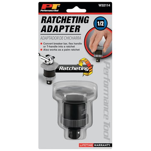 Performance Tool W32114 1/2" Drive Ratcheting Adapter - style: 1/2" Drive Ratcheting Adapter