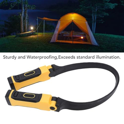 Diydeg Rechargeable Neck Light for Hands Free Lighting, LED Reading Light Around Neck for Mechanics, Reading, Camping, DIY Projects, Crafting, Boyfriend Husband