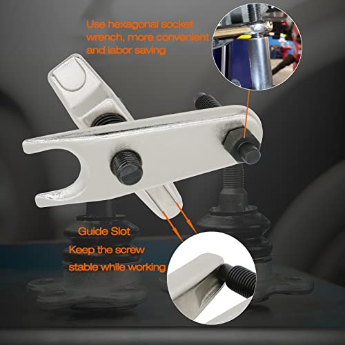 ReluxGo 32mm Ball Joint Separator Tool Ball Joint Removal Tool for Separating Ball Joints Arms Tie Rods on Audi Benz Mazda