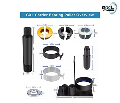 GXL Carrier & Pinion Bearing Puller Dana 30, 40, 60, 70, 80, Ford 10.25 Clamshell Design