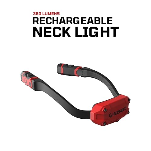 EZRED EZL35RNL-R Rechargeable 350 LM Neck Light - RED EZR-EZL35RNL-R - color: Red