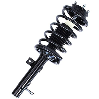Detroit Axle - Front Struts for Ford Focus 2000 2001 2002 2003 2004 2005, Struts w/Coil Spring Assembly Quick Install Ready Shocks Replacement Suspension - size: 171504_171505/PAIR