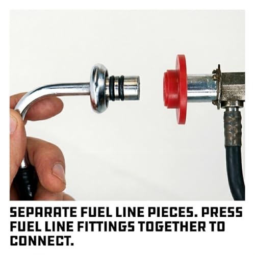 Powerbuilt 6 Piece A/C and Fuel Line Disconnect Set, 5/16" 3/8" 1/2" 5/8" 3/4" 7/8", For Quick and Easy Separation of Fuel, A/C and Automatic Transmission Line Quick-Disconnect Fittings - 648424