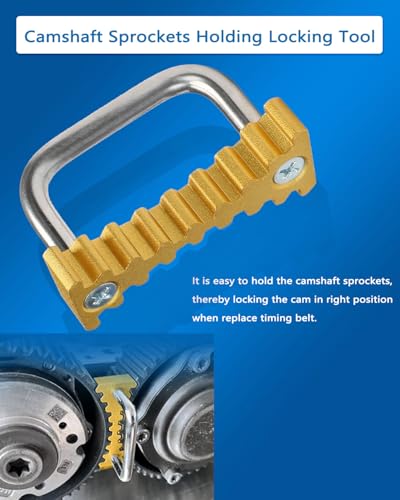 DPTOOL Engine Timing Tool Kit for VAG EA211 1.0 1.2L 1.4L 1.6L FSI TSI TFSI | 9pcs Camshaft and Crankshaft Timing Tool for VW Audi A3 Golf VII Jetta Skoda Octavia/Seat Leon Petrol Engine - size: 9PC