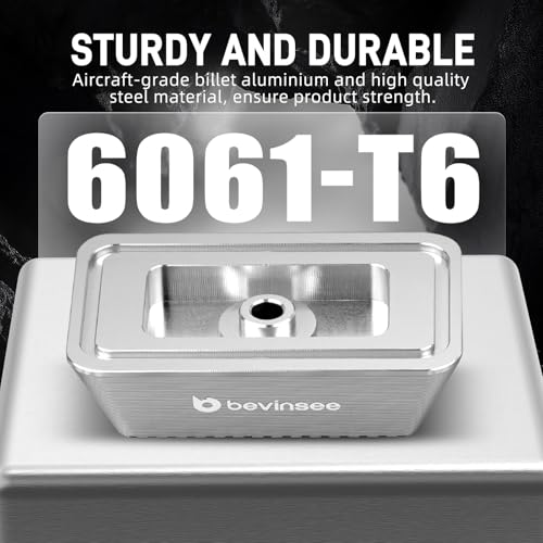 Bevinsee Jack Pad Aluminum Compatible with 3 Series E46 1999-2006, X3 Series E83 2004-2010, Z4 Series E85 E86 2004-2008, E89 2009-2016, Replaced 51718268885 Silver - color: Silver