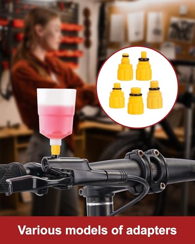 Brake Bleed Kit for Shimano, TEKTRO, TRP Hydraulic Disc Brakes, Mountain Brake Bleed Kit Including High Performance Mineral Oil Brake Fluid. - size: 3*60ml