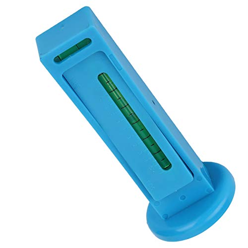 4 Wheel Positioning Magnetic Level Gauge, Wheel Alignment Tool with Camber Castor Adjustment, Magnetic Gauge for Brake Disc Alignment on Cars and Trucks (Blue) - color: Blue