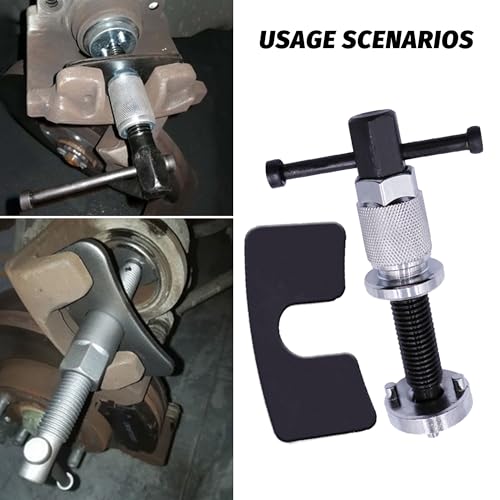 Car Brake Piston Wind Back Tool, Auto Brake Caliper Compression Tool, Auto Rear Brake Pad Wind Back Tool for Replacement of Rear Brake Pad, Universal for RV, SUV, Truck