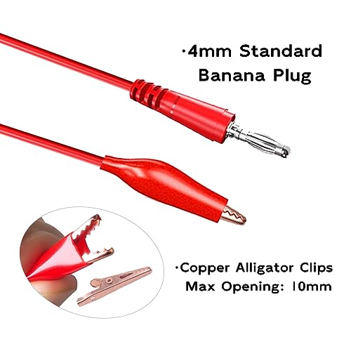Goupchn Back Probe Kit 4mm Banana Plug to Copper Alligator Clip | Automotive Test Leads Set, 3 Configurations Back Probe Pins, Extended Length Probes, For Car Repairing Diagnostic - size: 24PCS