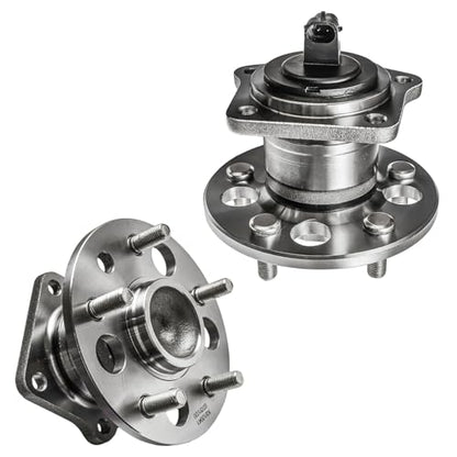 Detroit Axle - Pair Rear Wheel Hub and Bearing Assembly for Toyota Sienna 1998 1999 2000 2001 2002 2003 5 Lugs w/ABS - style: 512041 x2/Pair