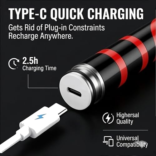 Flexible LED Work Light, 800 Lumens Rechargeable Gooseneck Flashlight, 30 Inch Bendable Hands-Free Tool Light that Holds Shape for Car Repair, Mechanics, Plumbers, Garage Workshop (1, No Gloves)