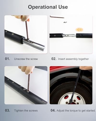 1 Inch Torque Wrench 200-1400 FT-Lb – 24-Tooth Reversible Ratchet, ±3% Accuracy, Cr-V Steel, Dual Scale (Ft-Lb/Nm), 55" Length Heavy Duty Torque Wrench for Trucks, Trailers & Heavy Equipment - style: 1" 200-1400 FT.LB Torque Wrench