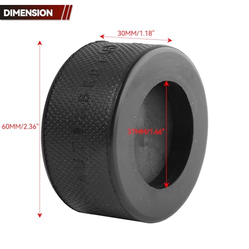 1.45inch Universal Bottle Jack Pad Rubber Anti-Slip Adapter Support Puck Block Car Lift Tool for 8T 10 T Bottle Jacks Jacking Points Repair 37mm - size: 37MM