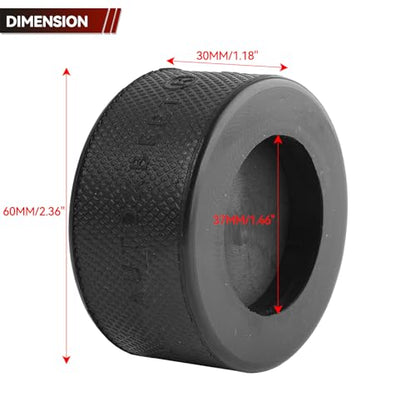1.45inch Universal Bottle Jack Pad Rubber Anti-Slip Adapter Support Puck Block Car Lift Tool for 8T 10 T Bottle Jacks Jacking Points Repair 37mm - size: 37MM