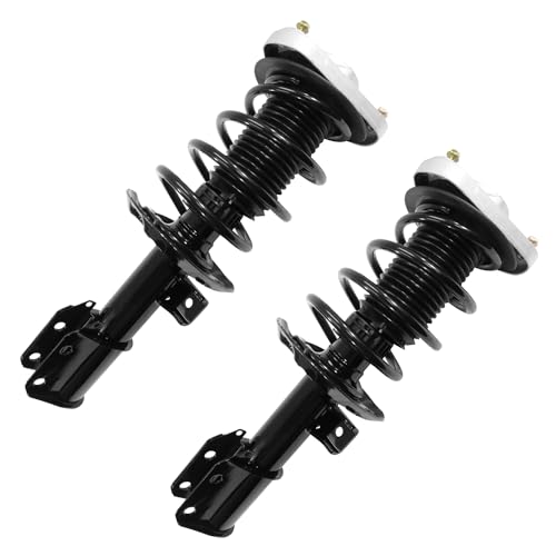 Detroit Axle - AWD Front Struts for Mercedes-Benz E350 E300 E550 E400 E250 [Sedan; 4Matic], Complete Struts with Coil Spring Assembly Replacement Suspension Shocks - size: 11810x2/PAIR