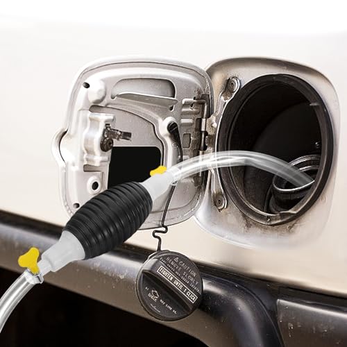 SOLUSTRE 1set Siphon Hand Pump Kit for Fuel Transfer Manual Hose Pump for Automotive and Household Use Complete Accessories for Efficient Liquid Transfer