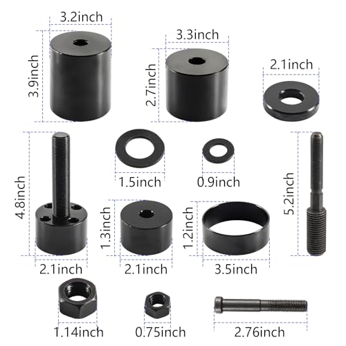 Crankshaft Gear and Front Oil Seal Installer Compatible for John Deere 1039, 4045, 6059 and 6068 Engines Alternative JDG954B