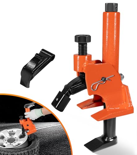 Yoursme Manual Tire Bead Breaker with Rubber Pad Protector – 38"-42" Tires Changer Tool Fits for ATVs, UTVs, Tractors, Trucks, Golf Cart, RV, Cars, Bus & More | Heavy-Duty Tire Repair Tool