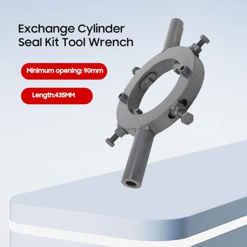 Hydraulic Cylinder Spanner Wrench, 4 Bolts Hydraulic Cylinder Tools Excavator maintenance wrench tool, Inner Diameter 90mm-140mm - size: 90mm-140mm