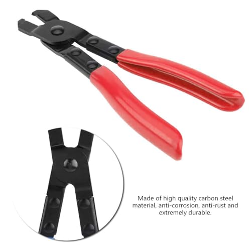 Heavy Duty CV Boot Clamp Pliers Kit - Universal Ear-Type Plier for All Earless Type CV Joint Boot Clamps Banding Carbon Steel Install Tool