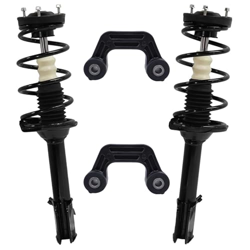 Detroit Axle - 4pc Rear Sway Bars for 2004-2007 Subaru Impreza [Wagon], Complete Struts with Coil Spring Assembly Sway Bar End Links 2005 2006 Replacement Suspension Kit - size: 4QS54004/ sway kit