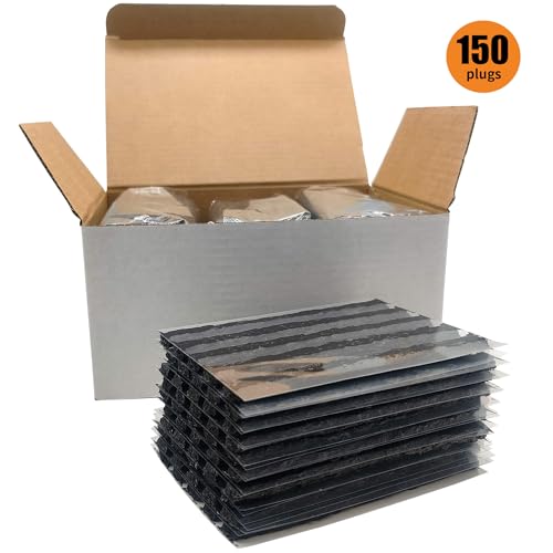Tire Plugs Heavy Duty (4", 150pcs).Tire Repair Strings for Puncture Repair are Suitable for Tubeless Tires Car, Light Truck, Motorcycle, ATV, UTV. etc.…