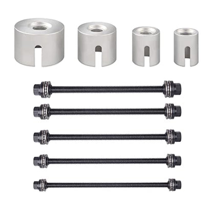 DAYUAN 27Pcs Universal Press and Pull Sleeve Tool Set Kit | Universal Bush Bearing Removal，For Cars, LGV & HGV，Fits Bushes, Ball Bearings, Seals & Rubber Bearings，Press Compatible