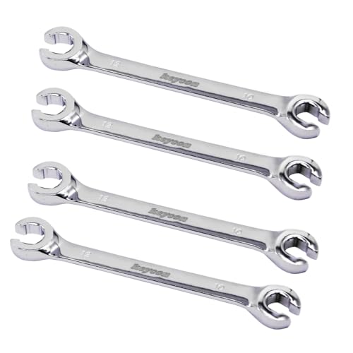 Flare Nut Wrench 10mm x 12mm Metric Double Open End for Removing Replacing Nuts, 1 Piece - size: 10mm x 12mm