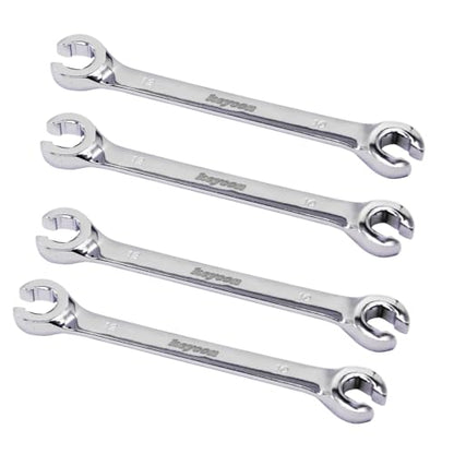 Flare Nut Wrench 10mm x 12mm Metric Double Open End for Removing Replacing Nuts, 1 Piece - size: 10mm x 12mm