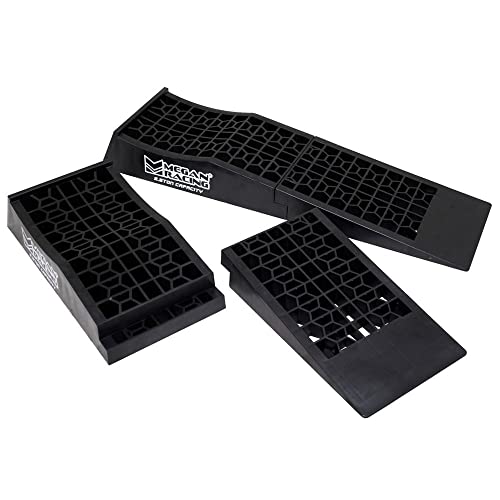 Megan Racing 2PCS Universal Low Profile Drive-On Detachable Auto Service Ramp