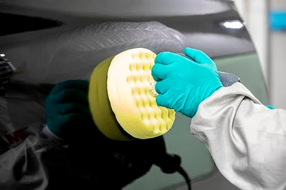 3M Perfect-It Foam Compounding Pad, 33284, 6 in, 1 Pad, White, Refind Sand Scratches, Slow-Speed Polishing for Automotive - size: 6