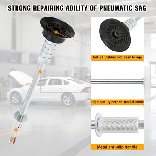 Pneumatic Dent Suction Puller Air Suction Vacuum Slide Hammer Auto Body Dent Puller Repair Suction Cup Tool Paintless Repair Remover Dent Repair Remover - size: 1 Cup