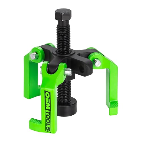 OEMTOOLS Harmonic Balancer Puller for 3, 4, 6 Spoke Balancers | 2 Jaw Puller and 3 Jaw Puller Tool, Heavy Duty Engine Pulley Puller for Ford Coyote, Ford 7.3L Godzilla, and Dodge Ram Hemi