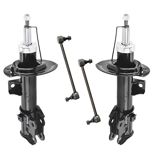 Detroit Axle - Front Bare Struts Assembly Sway Bar Links Replacement | for 2014 2015 2016 Kia Forte Koup Forte5-4pc Set - size: 4QS47227/shock kit