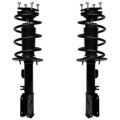 Detroit Axle - Front Struts w/Coil Springs Rear Shock Absorbers Replacement for 2011-2013 Ford Explorer AWD 3.5L - size: 4AQ47063/ strut shock kit
