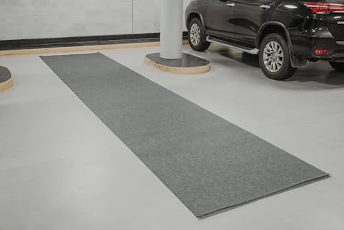 Heavy Duty Multi-Use Garage Mats – Set of 2 Extra Large Rolls (49.2” x 234” Each), Durable Non-Slip Floor Protection for Garage, Gym, Workshop & Industrial Use - size: 19' x 4' (Each)