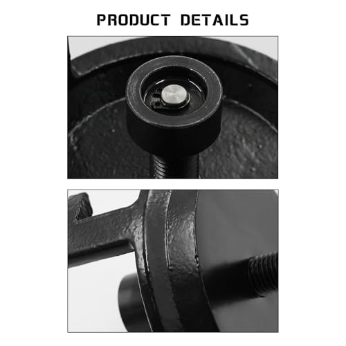 Crank Pulley Puller and Installer Set 25264 Harmonic Balancer Puller LS Crank Pulley Puller Installer Kit Compatible for GM Chrysler Dodge Jeep, black