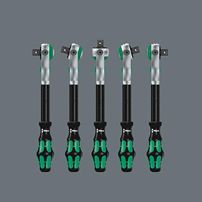 Wera 05004016001 8100 SA 6 Zyklop Metric Speed Ratchet Set, 28 Piece, 1/4" Drive