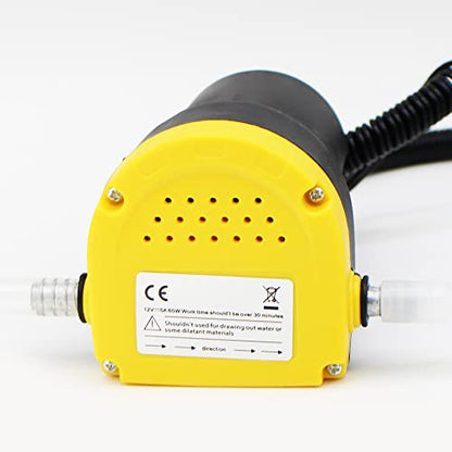 Oil Change Pump Extractor,Oil/Diesel Fluid Pump Extractor Scavenge Suction Transfer,Electric Oil Pump Is Use For Boat,Car,Truck,Motorcyle 12V 60W, With External Fuse