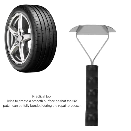 Tissting Tire Scraper, Tire Compaction Roller Anti Slip Tire Inner Liner Scraper Tire Repair Tool for Car Truck Motorcycle Bike