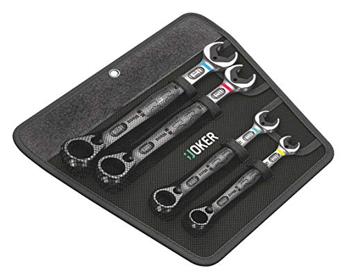 WERA 05020090001 6001 Joker Switch 4 Set 1 Set of ratcheting Combination Wrenches, 4 Pieces