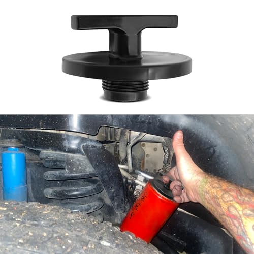 57180 Oil Filter Plug Tool, Oil Filter Removal Tool, Oil Filter Plug Cover, 05083285AA MO285 Oil Filter Cap Off Tool Compatible with Ram 2500 3500 Diesel 5.9L 6.7L 2013-2018 Used for Oil Change