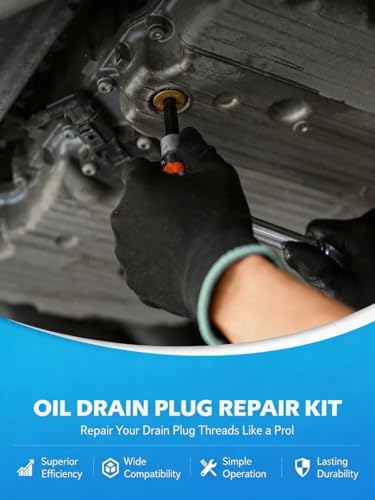 M15 X 1.5MM Oil Drain Plug Thread Repair Tool, Oil Pan Thread Repair Kit - size: M15 X 1.5MM