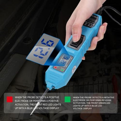 6-24V DC Circuit Tester Automotive, Power Circuit Probe Tester, Test Light, Voltage Tester, Automotive Short Circuit Breaker Finder Electrical Tools