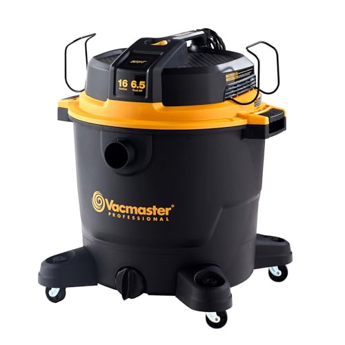 Vacmaster Professional - Wet/Dry Vac, 16 Gallon, Beast Series, 6.5 HP 2-1/2" Hose (VJH1612PF0201), Black - size: 14 Gallon