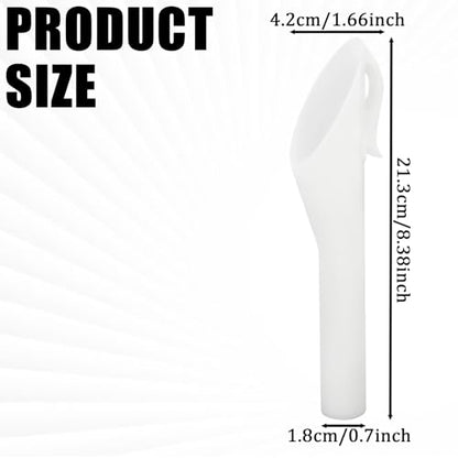 Capless Gas Tank Funnel 2PCS Fuel Funnel for Automotive Use for Ford Focus F150 Mercury Lincoln Mountaineer Mariner, Gas Funnel for Cars OEM#8U5A-17B068-EB 1782177 1833948 2050651(White)